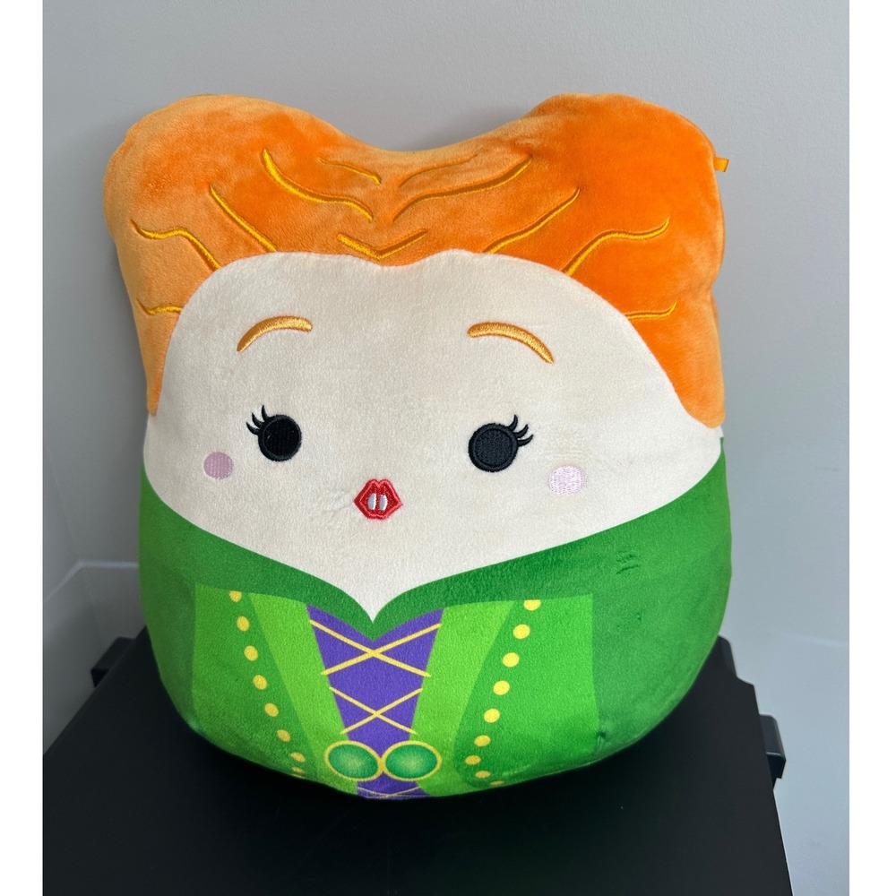 Squishmallows Winifred Sanderson Hocus Pocus Plush 12" Green Orange 1590